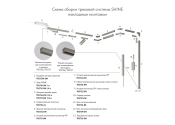 Шинопровод Denkirs Shine Base TR5716-DN