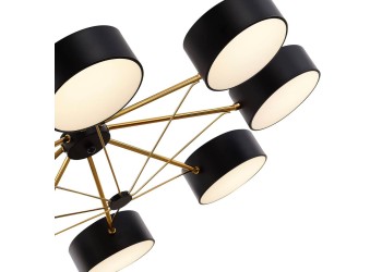 Потолочная светодиодная люстра Evoluce Valle SLE6005-402-08