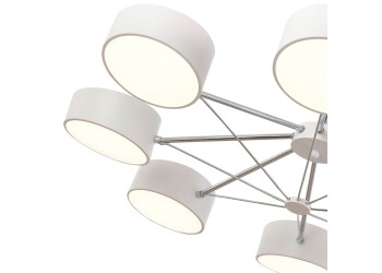 Потолочная светодиодная люстра Evoluce Valle SLE6005-502-08