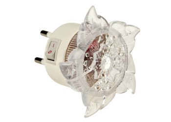 Настенный светодиодный светильник Uniel Детская серия DTL-308-Цветок/RGB/4LED/0,5W 10320