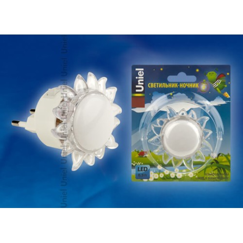 Настенный светодиодный светильник Uniel Детская серия DTL-308-Подсолнух/RGB/4LED/0,5W 10322, купить в Минске по самой низкой цене