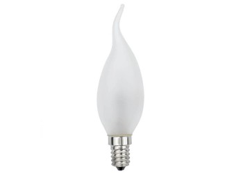 Лампа галогенная Uniel E14 42W матовая HCL-42/FR/E14 flame 01082