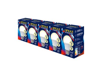 Набор светодиодных ламп Uniel E27 10W 3000K матовая LED-A60 10W/WW/E27/FR PLP01WH UL-00008087