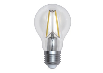 Лампа светодиодная филаментная диммируемая Uniel E27 12W 3000K прозрачная LED-A60-12W/3000K/E27/CL/DIM GLA01TR UL-00005183