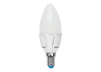 Набор светодиодных ламп Uniel E14 7W 3000K матовая LED-C37 7W/WW/E14/FR PLP01WH UL-00008089