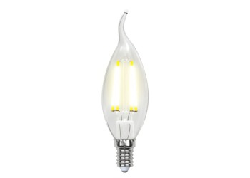 Лампа светодиодная филаментная Uniel E14 6W 4000K прозрачная LED-CW35-6W/NW/E14/CL GLA01TR UL-00002229