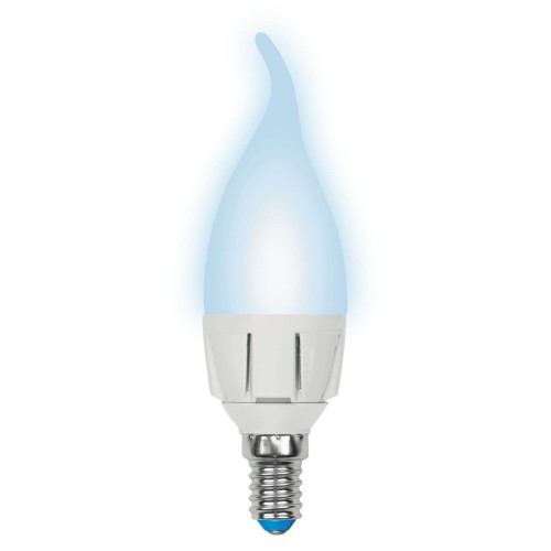 Лампа светодиодная диммируемая Uniel E14 7W 4000K матовая LED-CW37 7W/4000K/E14/FR/DIM PLP01WH UL-00004298, купить в Минске по самой низкой цене