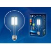 Лампа светодиодная филаментная Uniel E27 15W 4000K прозрачная LED-G125-15W/4000K/E27/CL PLS02WH UL-00004861, купить в Минске по самой низкой цене