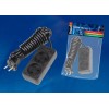 Удлинитель Uniel 2гн х 3м б/з Standard S-CD2-3 Black UL-00003603, купить в Минске по самой низкой цене