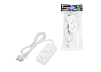 Удлинитель Uniel Ultra 2гн х 1,5м б/з S-CU2-1,5 White UL-00009975