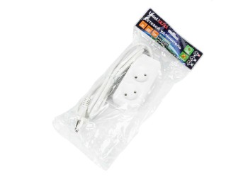 Удлинитель Uniel Ultra 2гн х 1,5м б/з S-CU2-1,5 White UL-00009975