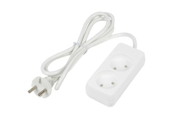 Удлинитель Uniel Ultra 2гн х 1,5м б/з S-CU2-1,5 White UL-00009975