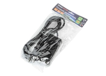 Удлинитель Uniel Ultra 2гн х 2м б/з S-CU2-3 Black UL-00009976