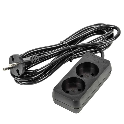Удлинитель Uniel Ultra 2гн х 2м б/з S-CU2-3 Black UL-00009976, купить в Минске по самой низкой цене