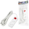 Удлинитель Uniel Ultra 2гн х 5м б/з S-CU2-5B White UL-00009993, купить в Минске по самой низкой цене