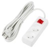 Удлинитель Uniel Ultra 2гн х 5м б/з S-CU2-5B White UL-00009993, купить в Минске по самой низкой цене