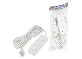 Удлинитель Uniel Ultra 3гн х 10м б/з S-CU3-10 White UL-00009980