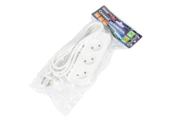 Удлинитель Uniel Ultra 3гн х 1,5м б/з S-CU3-1,5 White UL-00009979