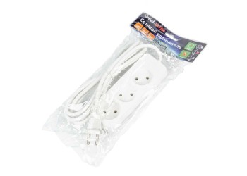 Удлинитель Uniel Ultra 3гн х 2м б/з S-CU3-2 White UL-00009981