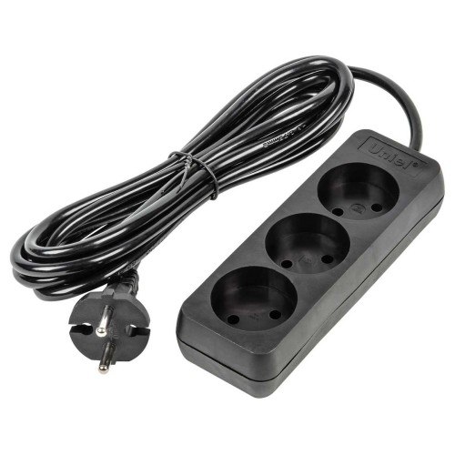 Удлинитель Uniel Ultra 3гн х 3м б/з S-CU3-3 Black UL-00009983, купить в Минске по самой низкой цене