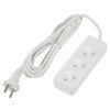 Удлинитель Uniel Ultra 3гн х 3м б/з S-CU3-3 White UL-00009982, купить в Минске по самой низкой цене