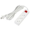 Удлинитель Uniel Ultra 3гн х 5м б/з S-CU3-5B White UL-00009996, купить в Минске по самой низкой цене