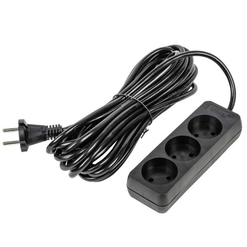 Удлинитель Uniel Ultra 3гн х 10м б/з S-CU3-7 Black UL-00009987, купить в Минске по самой низкой цене