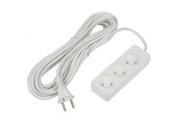 Удлинитель Uniel Ultra 3гн х 10м б/з S-CU3-7 White UL-00009986