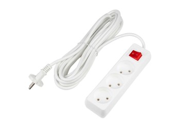Удлинитель Uniel Ultra 3гн х 10м б/з S-CU3-7B White UL-00009997