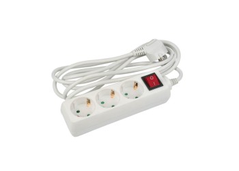 Удлинитель Uniel 3гн х 2м с/з + выкл General S-GCP3-2B UL-00002852