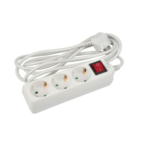 Удлинитель Uniel 3гн х 2м с/з + выкл General S-GCP3-2B UL-00002852, купить в Минске по самой низкой цене