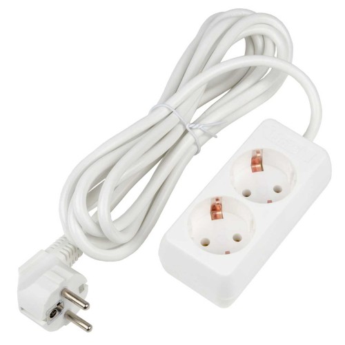 Удлинитель Uniel Ultra 2гн х 3м с/з S-GCU2-3 White UL-00009998, купить в Минске по самой низкой цене