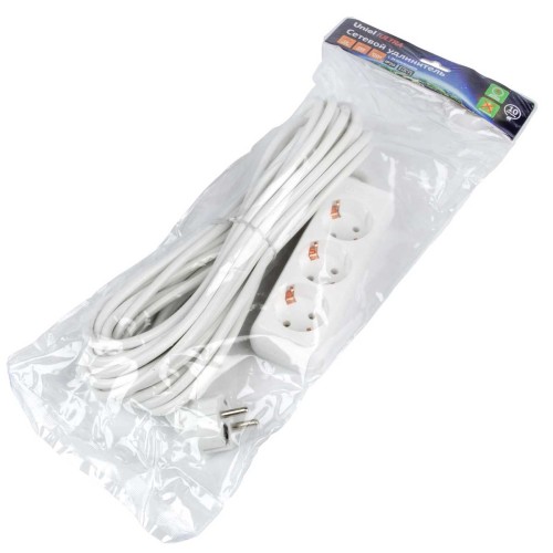 Удлинитель Uniel Ultra 3гн х 10м с/з S-GCU3-10 White UL-00010004, купить в Минске по самой низкой цене