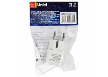 Переходник сетевой Uniel 1гн с/з S-GES1-10S White UL-00010561