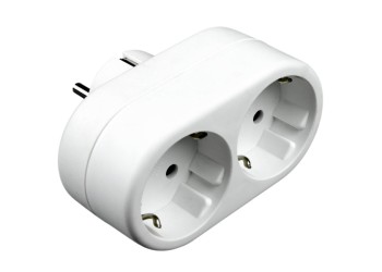 Переходник сетевой Uniel 2гн с/з Стандарт S-GES2-16O 06703