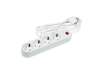 Сетевой фильтр Uniel 4гн х 3м с/з Classic S-GSP4-3C 09796