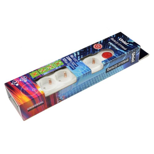 Сетевой фильтр Uniel 5гн х 1,5м с/з Universal S-GSU5-1,5 White UL-00001741, купить в Минске по самой низкой цене