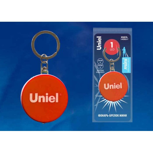 Фонарь-брелок светодиодный Uniel Standard Mini от батареек 47х40 S-KL022-T Orange UL-00004099, купить в Минске по самой низкой цене