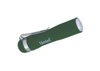 Карманный светодиодный фонарь Uniel от батареек 95х20 25 лм S-LD045-B Green UL-00000209