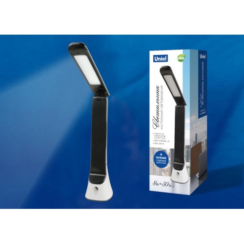 Настольная лампа Uniel TLD-564 White-Black/LED/500Lm/3000-6000K/Dimmer/NightLight UL-00006474, купить в Минске по самой низкой цене