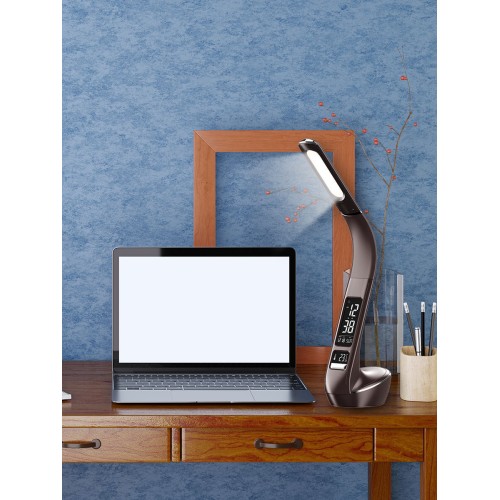 Настольная лампа Uniel TLD-566 Brown/LED/300Lm/4500K/Dimmer UL-00006769, купить в Минске по самой низкой цене