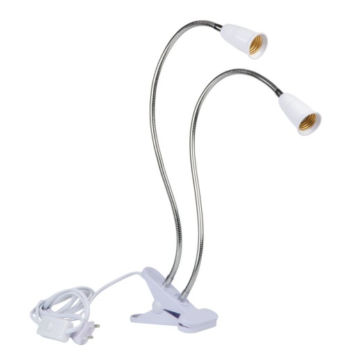 Настольная лампа Uniel ФитоЛето TLI-281 White E27x2 Plant UL-00010305, купить в Минске по самой низкой цене