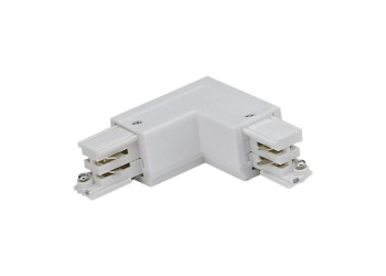 Соединитель для шинопроводов L-образный внешний Uniel UBX-A21 Silver 09764