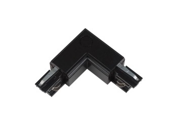 Соединитель для шинопроводов L-образный внутренний Uniel UBX-A22 Black 09766