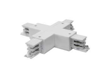 Соединитель для шинопроводов Х-образный Uniel UBX-A41 Silver 09749