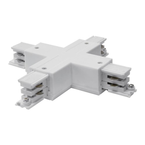 Соединитель для шинопроводов Х-образный Uniel UBX-A41 White 09747, купить в Минске по самой низкой цене