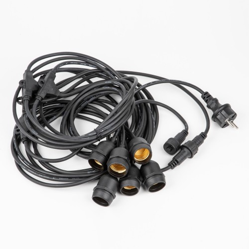 Гирлянда для освещения теплиц 5м+3м Uniel UDL-K230 6/E27/5M IP54 Black Belt-Light Greenhouse UL-00010925, купить в Минске по самой низкой цене