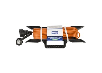 Удлинитель Uniel 1гн х 30м б/з UG /UCK-1N/2x0,75/30M/F IP44 Orange UL-00009866