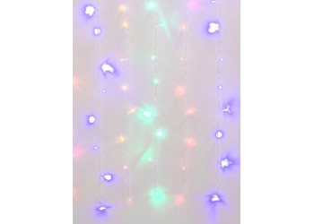 Светодиодная гирлянда Uniel бахрома 230V разноцветный ULD-B3010-200/DTA Multi IP20 UL-00002270