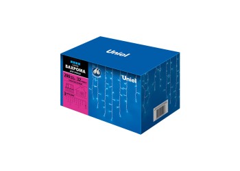 Светодиодная гирлянда Uniel бахрома 230V синий ULD-B3010-200/SWK Blue IP67 UL-00002329